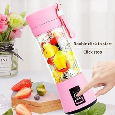 portable and rechargeable battery juice blender